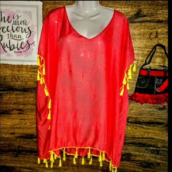 Chelsea & Theodore Swim Cover Up Size XL NWT - Picture 2 of 11